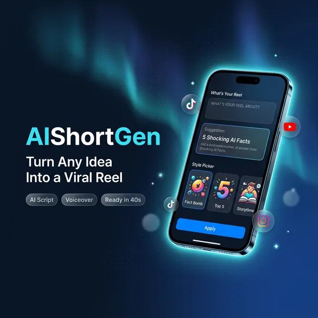 AiShortGen banner