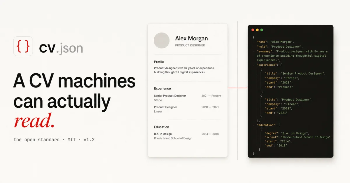 CVJson banner